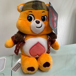 Netflix Care Bears x Stranger Things Tenderheart Bear as Lucas 9" Plush NWT